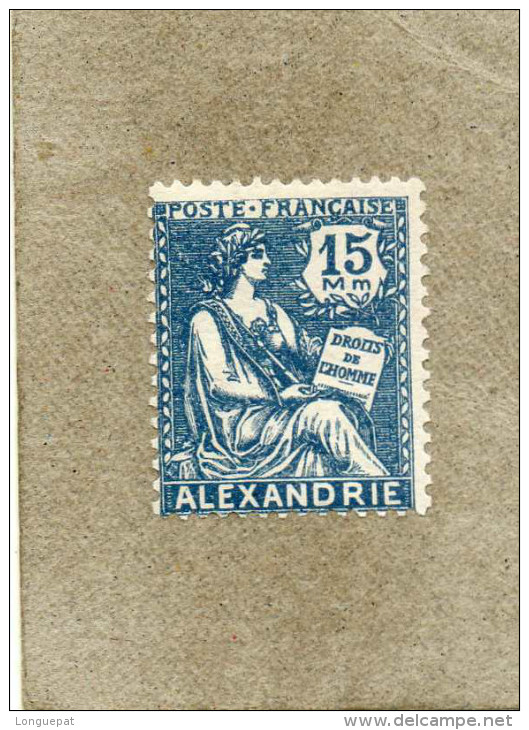 ALEXANDRIE : Valeur En MILLIEMES - - Unused Stamps