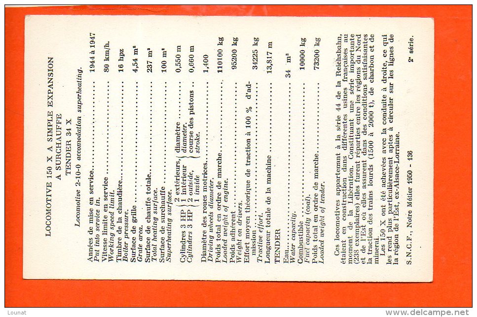 Train - Locomotive N°8  Editions NM "la Vie Du Rail" 1952 N°94 - Trains