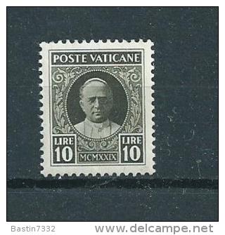 1929 Vaticaan Definitive 10L. MNH,Postfris,Neuf Sans Charniere - Ongebruikt
