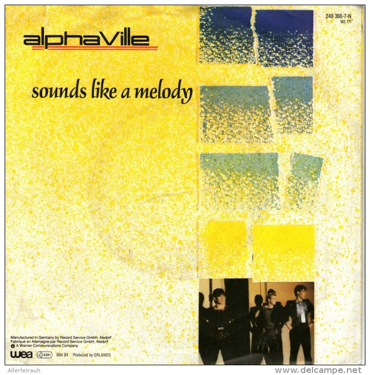Alphaville: Sounds Like A Melodie /  The Nelson Highrise - WEA 249366-7 - Disco, Pop
