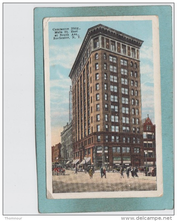 NEW  YORK  -  COMMERCE  BLDG.  MAIN  ST. EAST  AT  SOUTH  AVE.  ROCHESTER - Andere Monumente & Gebäude