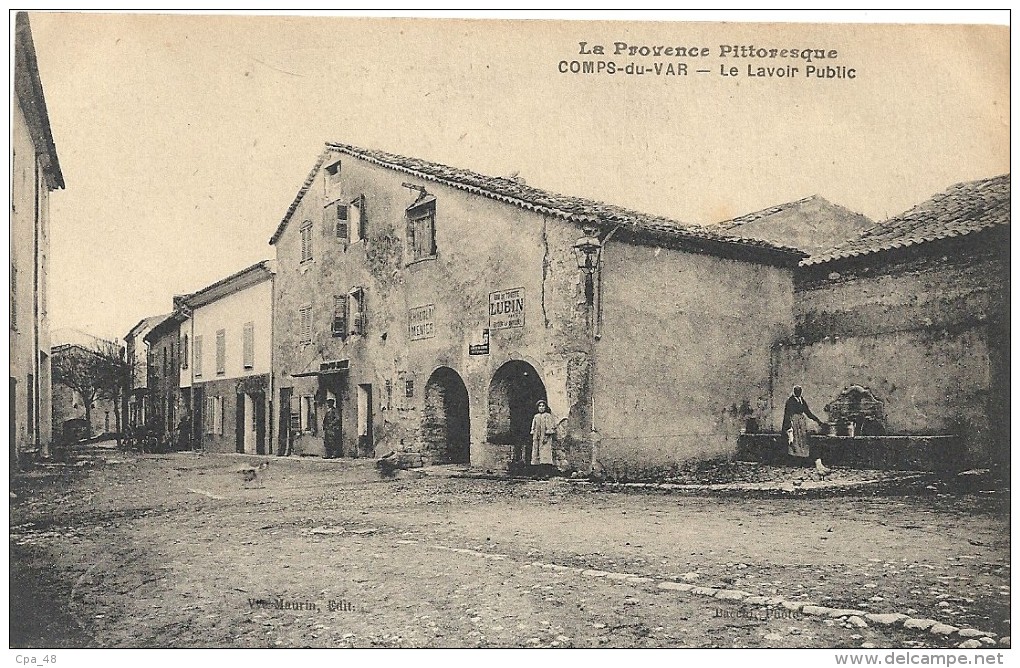 Var : Comps  Du Var, Le Lavoir Public - Comps-sur-Artuby