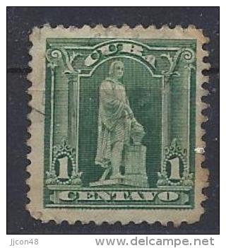 Cuba  (US Admin) 1899  (o)  1c Statue Of Columbus - Gebraucht