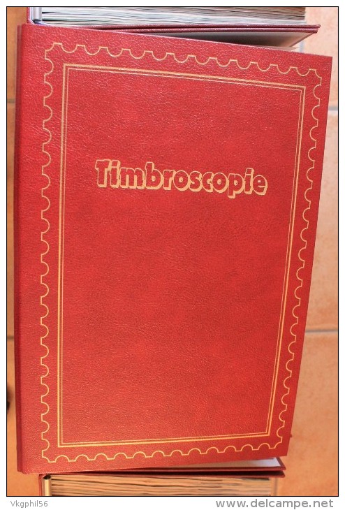 Collection Complète Timbroscopie Reliée. Etat Strictement NEUF. 30 Reliures N° 0 à 177 + 2 1ers Timbre Magazine - Autres & Non Classés