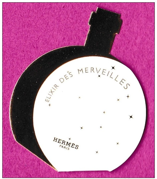 DOUBLE CARTE HERMES  ELIXIR DES MERVEILLES - Modernes (à Partir De 1961)