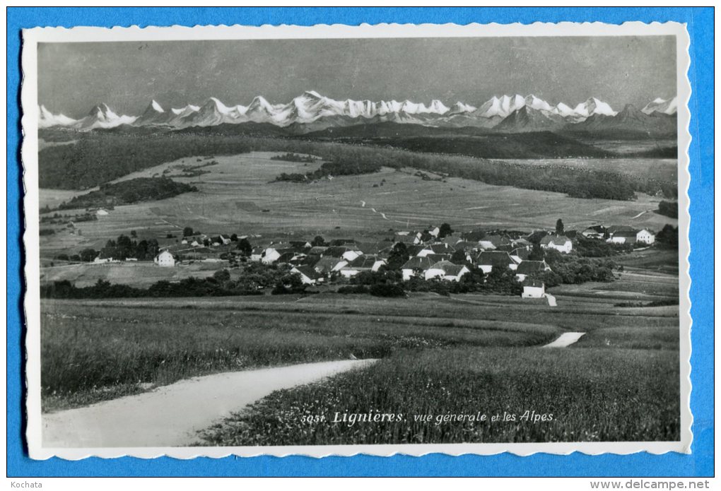 EGG1049, Lignières, Les Alpes, Non Circulée - Lignières