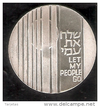 MONEDA DE PLATA DE ISRAEL DE 10 LIROT DEL AÑO 1971 (COIN) SILVER-ARGENT - Israel