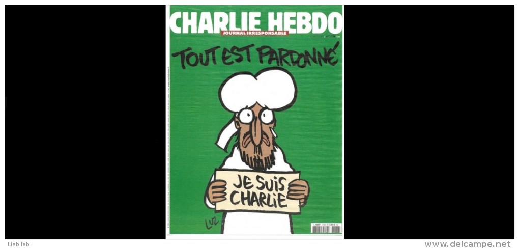 CHARLIE HEBDO ORIGINAL N° 1178  NEUF DU 14-01-2015 - 1950 à Nos Jours