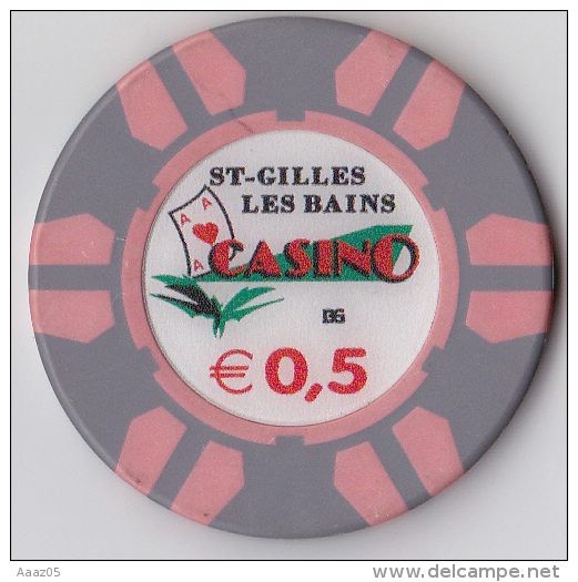 Casino De La Réunion, St Gilles Les Bains 0,5 € - Casino