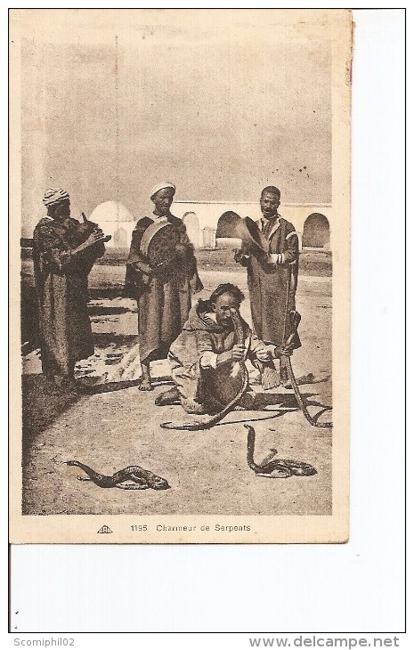 Tunisie - Charmeur De Serpents  ( Carte Postale De 1934 Vers L'intérieur à Voir) - Covers & Documents
