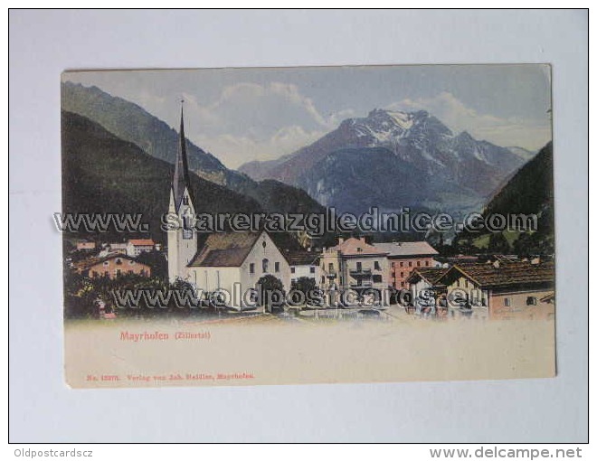 TYR 34 Mayrhofen Zillertal Ed Joh Maidler - Altri & Non Classificati