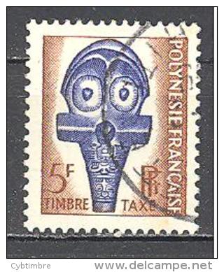 Polynesie; Yvert Taxe 3°; Masque; Voir Scan - Timbres-taxe