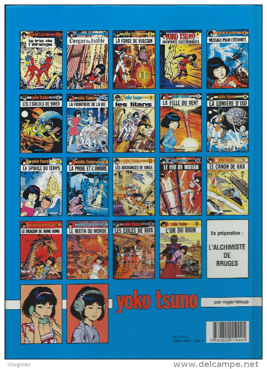 YOKO TSUNO  19 . L'or Du Rhin 1993  état Neuf  édition D´origine - Yoko Tsuno