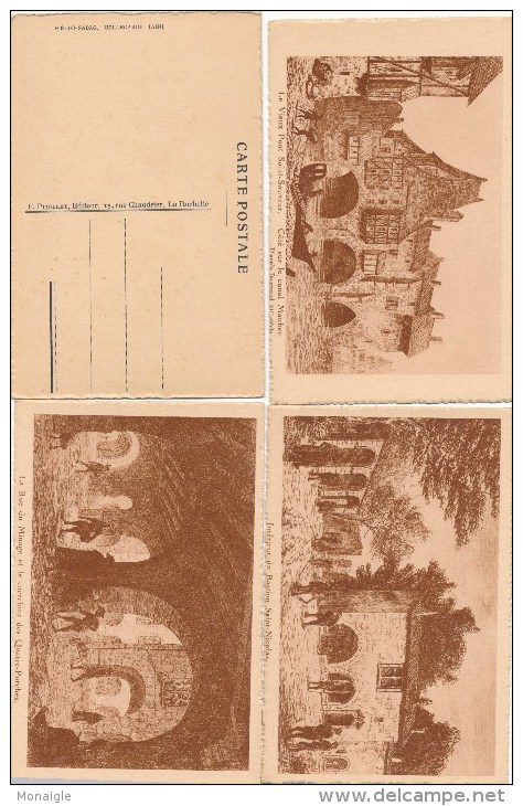 LOT 19 Eaux Fortes E. Courneau Reproduites En  Héliogravures  Sadac Pijollet éditeur La Rochelle - La Rochelle