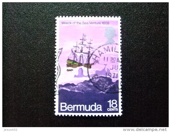 BERMUDA - BERMUDES - 1971 - NAUFRAGE DE LA " SEA VENTURE " - Yvert N&ordm; 270 &ordm; FU - Bermudas