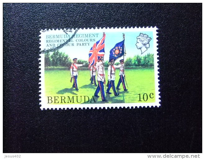 BERMUDA - BERMUDES - 1982 - PORTE-DRAPEAUX - Yvert N&ordm; 413 &ordm; FU - Bermuda