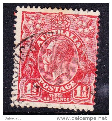 Australia George V Heads: 1927, 1 1/2d Golden  Perf 13.5 X 11.5, Used - Used Stamps