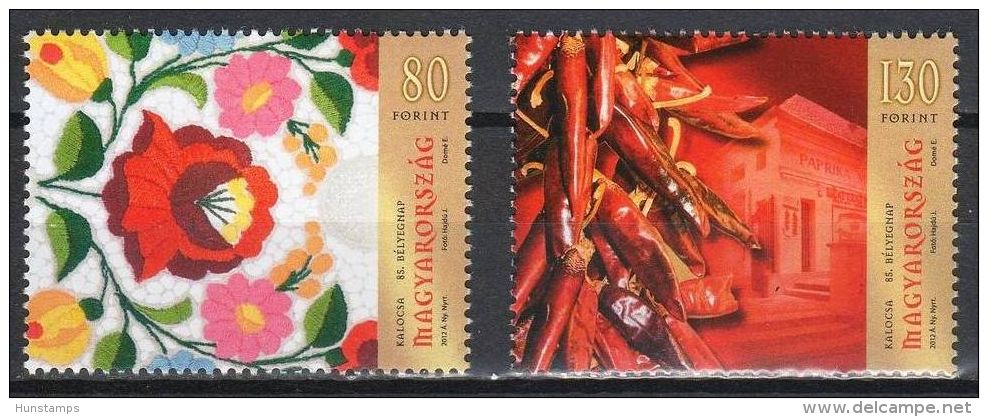 Hungary 2012. Stampday - Kalocsa - Normal Set MNH (**) - Ungebraucht