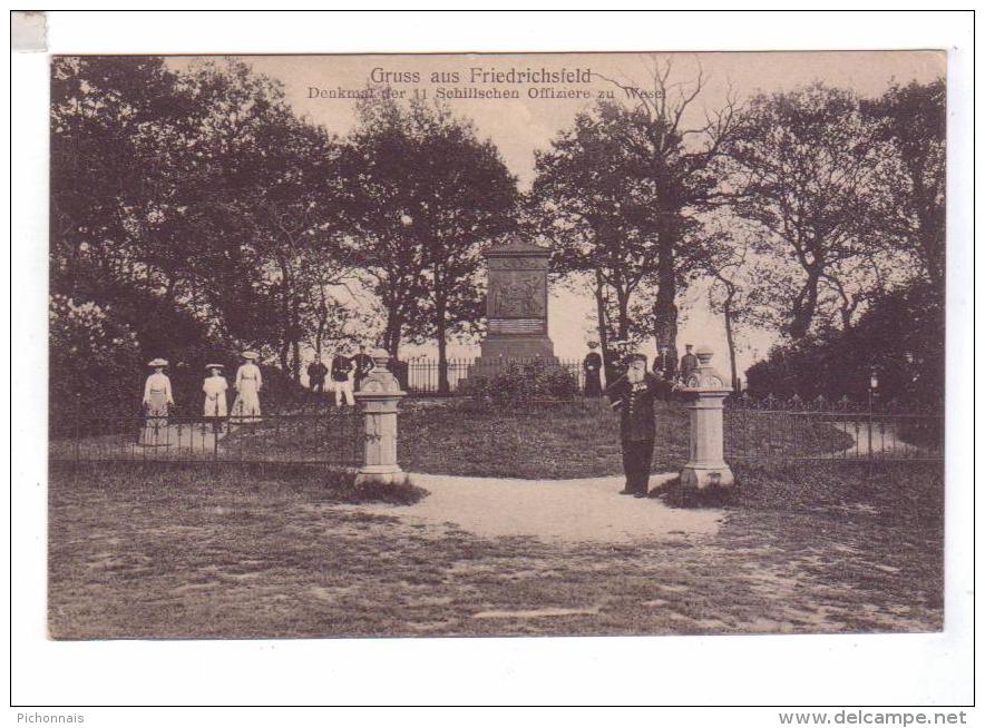 FRIEDRICHSFELD Denkmal Der 11 Schillscen Offiziere Zu Wesel Monument - Voerde