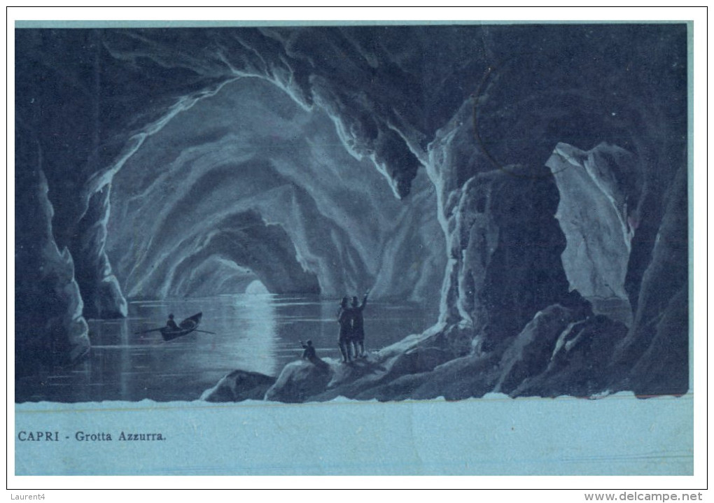 (788 DD) Italy - Capri Blue Grotto (very Old Postcard) - Carpi