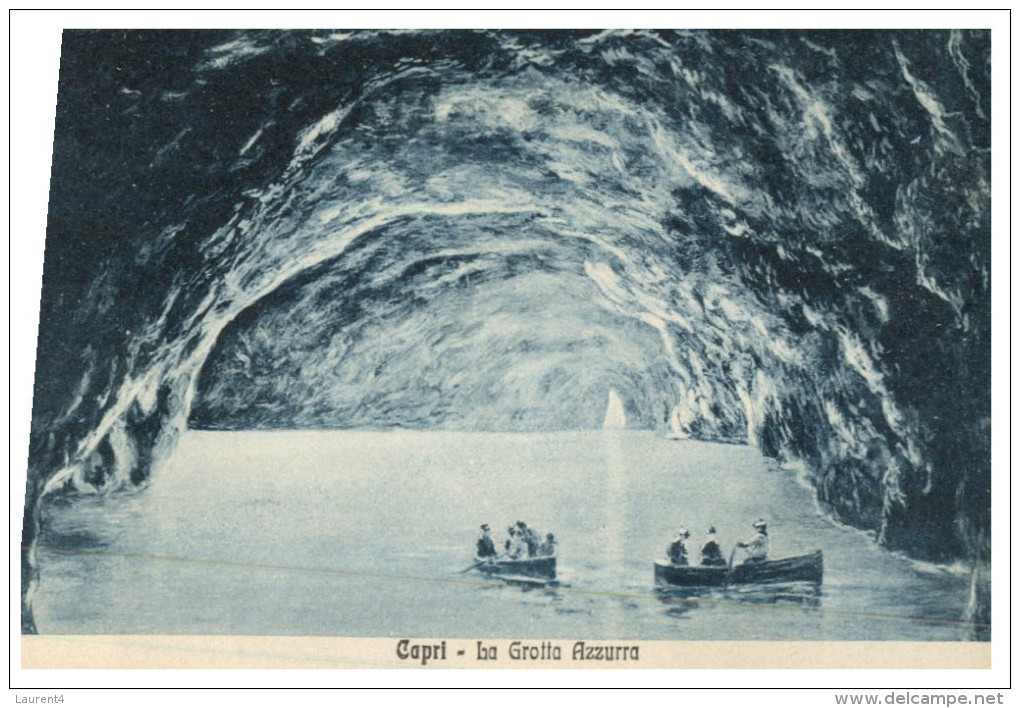 (788 DD) Italy - Capri Blue Grotto (very Old Postcard) - Carpi