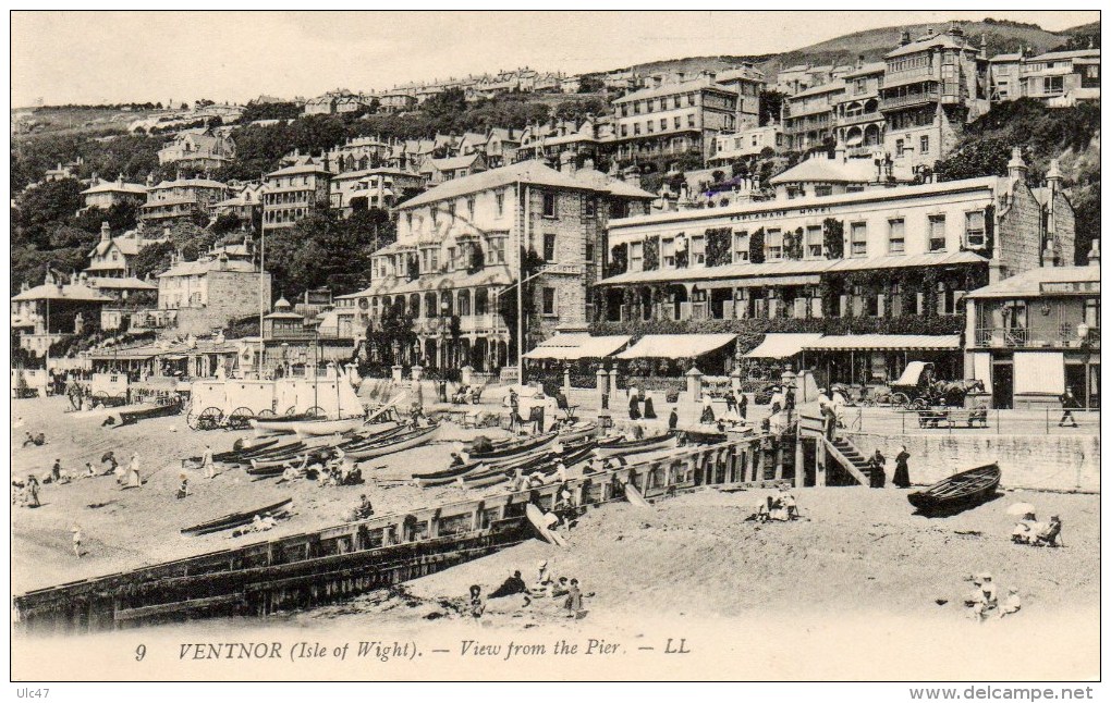 - VENTNOR (Isle Of Wight). - View From The Pier - Scan Verso - - Ventnor