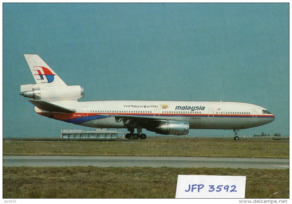 Avion De Ligne    MALASYSIA AIRLINES  DOUGLAS DC 10.30 - 1946-....: Moderne