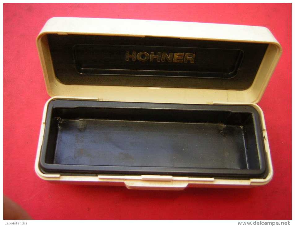 HARMONICA   AVEC SA BOITE  MARINE BAND  MADE BY M HOHNER N° 1896 - Instruments De Musique