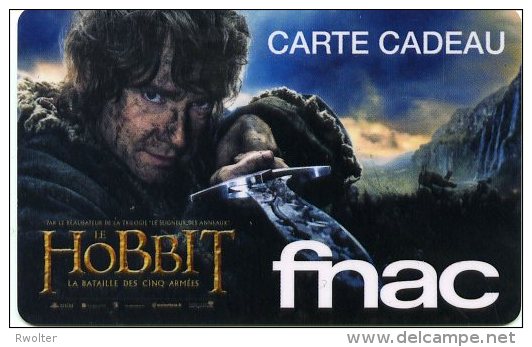 @+ Carte Cadeau - Gift Card : FNAC - Hobbit - Cartes De Fidélité Et Cadeau