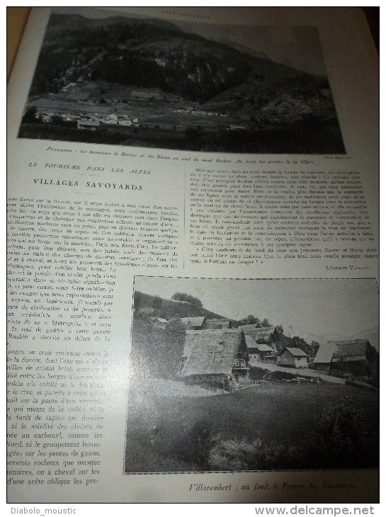 1928 SALON;Savoie(Pratognan,Barios,Les Bieux);Villarembert;Boudin d'Arêche; LOING;ARDECHE;VOSGES;ALLIER;ROUEN,etc