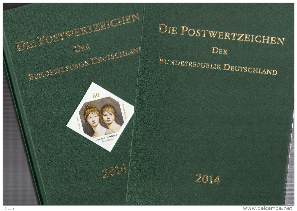 Leeres Jahrbuch 2014 Deutschland Ohne Hologramm ** 30€ Als Album Neu Mit Beschreibung BRD Year-stamp Document Of Germany - Other & Unclassified