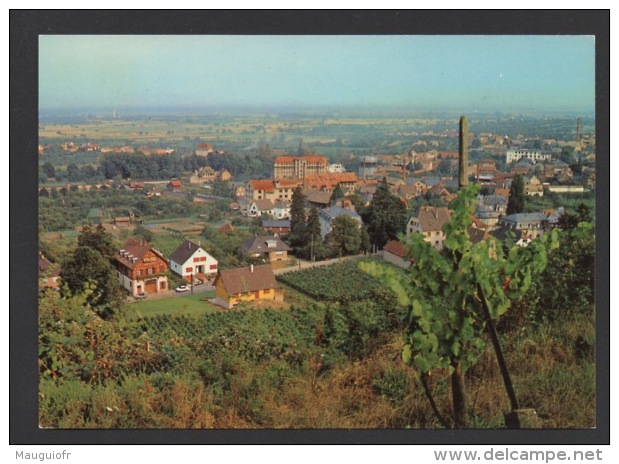 DF / 67 BAS RHIN / BARR / VUE AERIENNE D'UNE PARTIE DU VILLAGE / CIRCULÉE EN 1974 - Barr