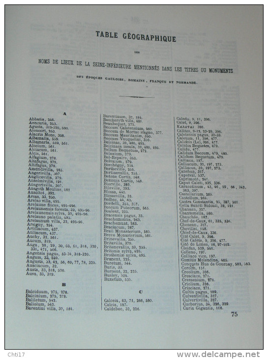 ROUEN LE HAVRE SAINT VALERY EN CAUX FECAMP DIEPPE  HISTORIQUE ET ARCHEOLOGIQUE DE SEINE INFERIEURE 610 PAGES PAR COCHET - Archäologie