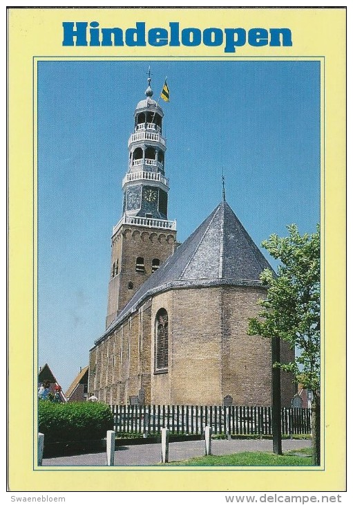 NL.- Hindeloopen. Nederlands Hervormde Kerk. 2 Scans - Hindeloopen