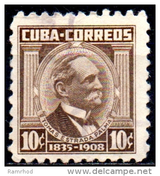 1954 Portraits - 10c - Sepia (Palma)  FU - Used Stamps