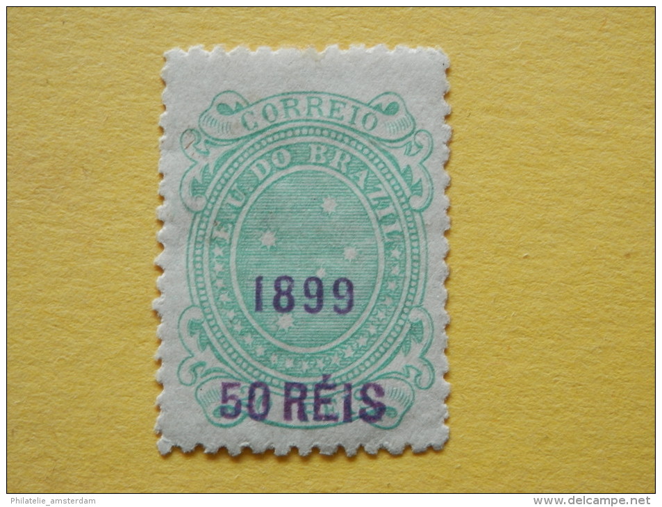 Brasil 1899, OVERPRINT / SOUTHERN CROSS, E.U. DO BRAZIL: Mi 131-37, */Ø - Gebruikt