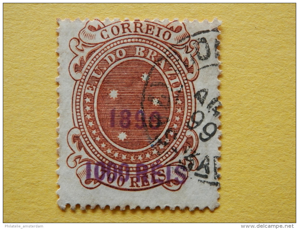 Brasil 1899, OVERPRINT / SOUTHERN CROSS, E.U. DO BRAZIL: Mi 131-37, */Ø