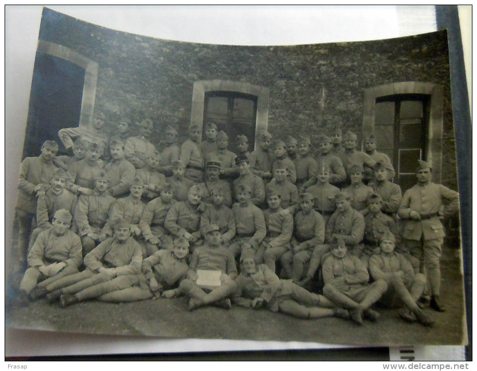 Carte Photo 1914-1918 -Groupe De Militaires - Guerre, Militaire