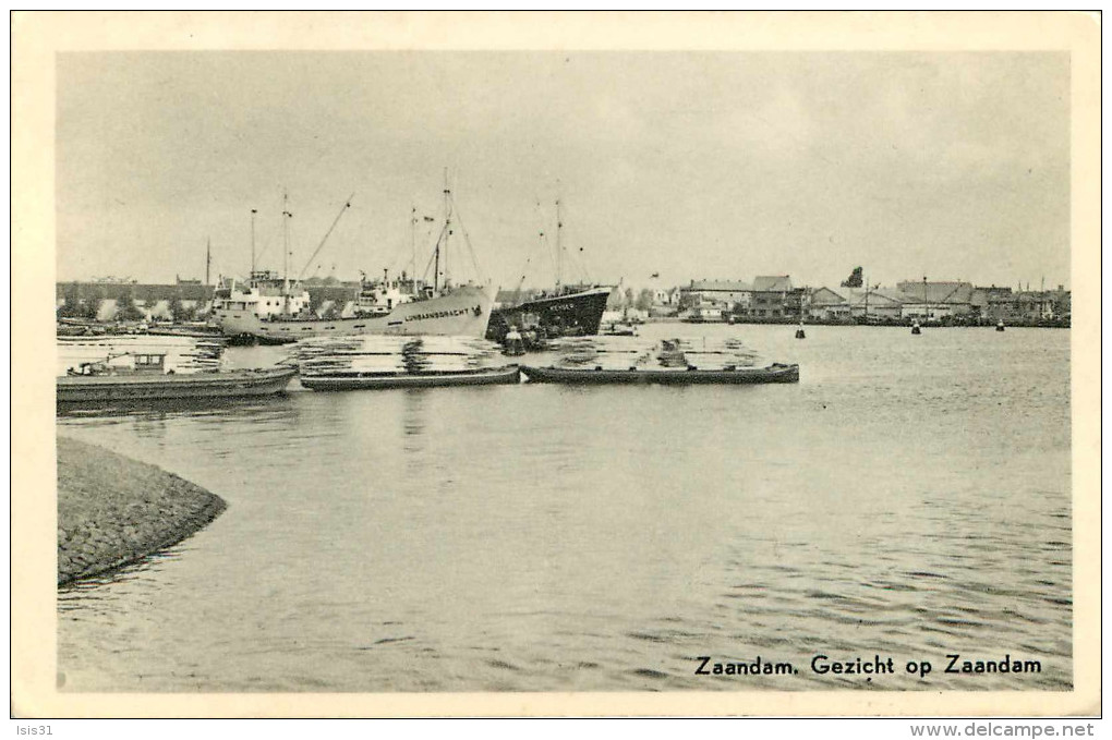 Pays-Bas - Noord-Holland - Zaandam - Gezicht Op Zaadam - Bateaux - Semi Moderne Petit Format - état - Zaandam