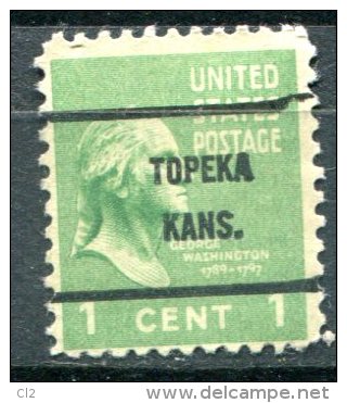 U.S.A. - Préoblitéré - Precancel - TOPEKA - KANSAS - Préoblitérés