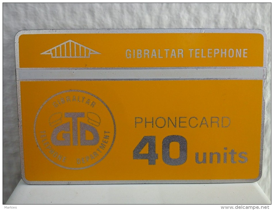 Landis & Gyr First Card Gibraltar 909 A Used Very Rare Hard To Get In Used Condition - Gibilterra