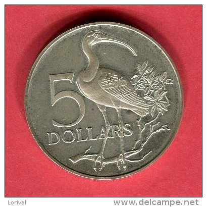 5 DOLLARS    ( KM 35 ) TTB+  45 - Trinidad & Tobago