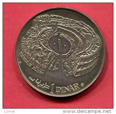 ELDJEM  1 DINAR        ( KM 17  ) TTB+    43 - Túnez