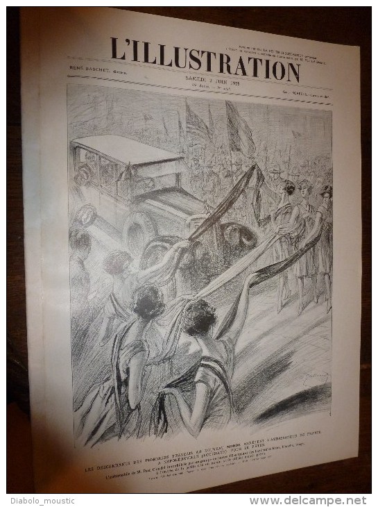 1928 NAPOLEONVILLE;Raid Wilkins;Hydravions;Costumes En GRECE;Tournoi-TURIN;Danses ESPAGNE;Jouy;JEANNE;Girafes-en-Caisse - L'Illustration