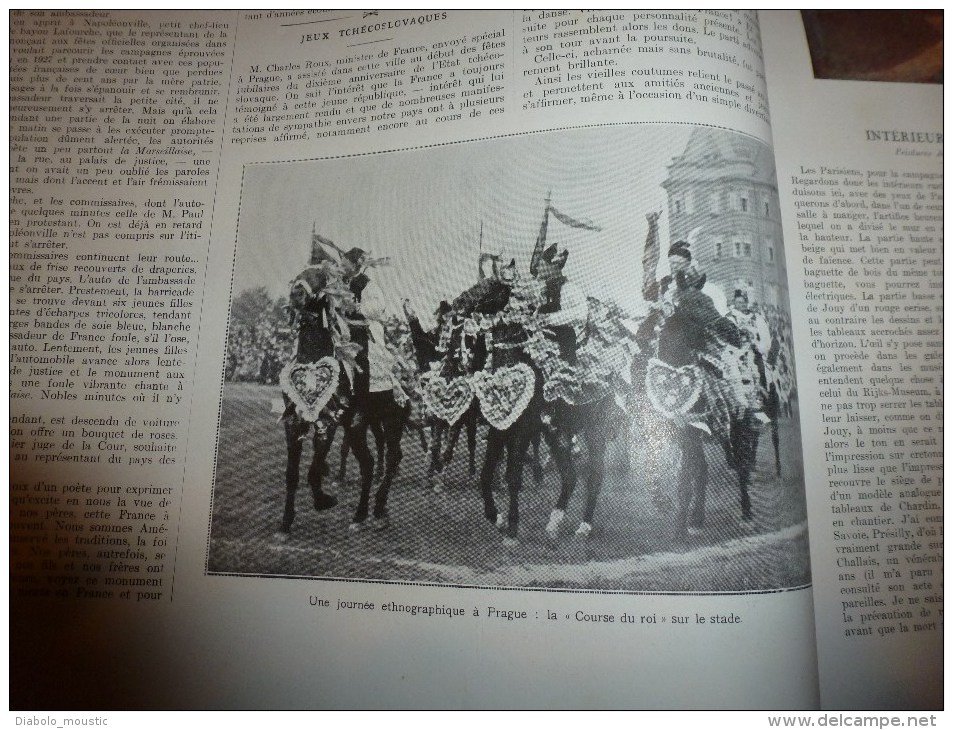 1928 NAPOLEONVILLE;Raid Wilkins;Hydravions;Costumes en GRECE;Tournoi-TURIN;Danses ESPAGNE;Jouy;JEANNE;Girafes-en-Caisse