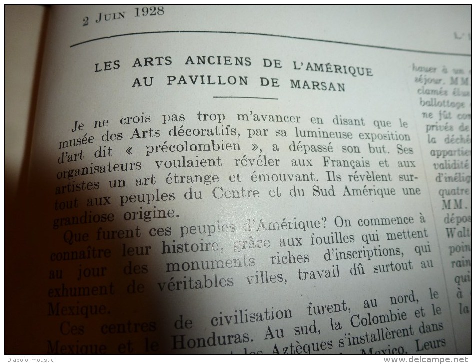 1928 NAPOLEONVILLE;Raid Wilkins;Hydravions;Costumes en GRECE;Tournoi-TURIN;Danses ESPAGNE;Jouy;JEANNE;Girafes-en-Caisse