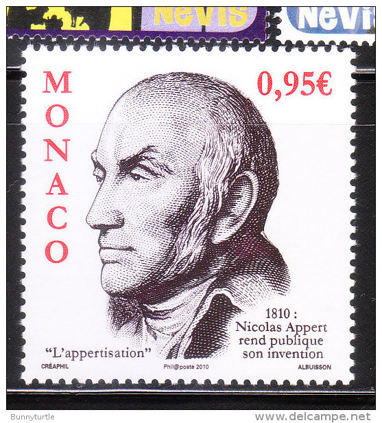 Monaco 2010 Nicolas Appert MNH - Unused Stamps