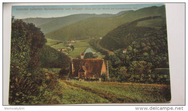 AK Volmetal Zwischen Schalksmühle Und Brügge Mit Blick Von Der Worth Auf Lauenscheider Ohl Vom 20.8.1918 - Hagen