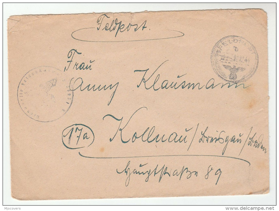 1944 GERMANY Feldpost 25931 COVER Forces Military - Brieven En Documenten