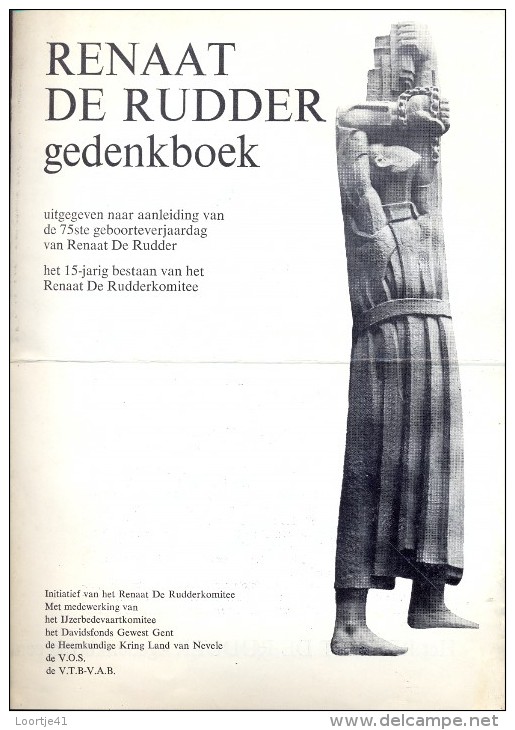 Pub Reclame Gedenkboek Renaat De Rudder  Landegem 1973 - Publicités